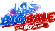 K&K Fashion BIG SALE · Giảm đến 80% · 2–11/10/2026